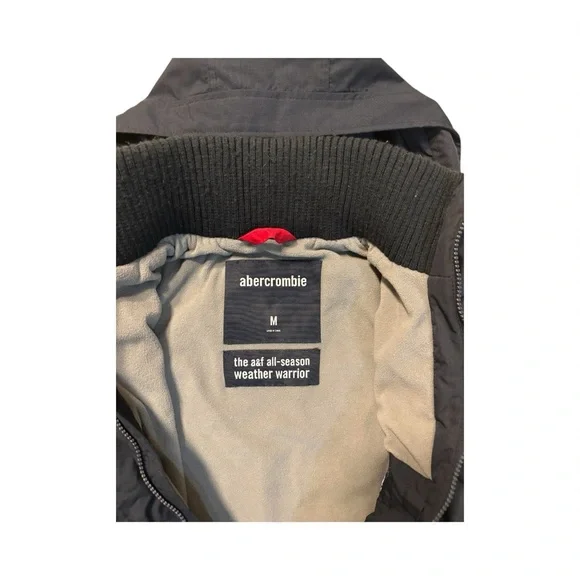 Abercrombie & Fitch Kids Dark Blue Puffer Jacket - Picture 6 of 7